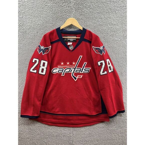 Reebok CCM Washington Capitals Alexander Semin #28 Authentic NHL Jersey Sz 50/M